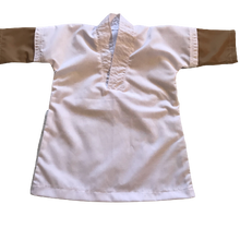 Load image into Gallery viewer, V-neck, two color, long sleeve thobe
