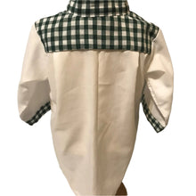 Load image into Gallery viewer, Plaid and white collar thobe
